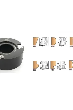 Meilleure Vente Coffret LE RAVAGEUR Porte-Outils à Profiler Hauteur 50 mm + 6 Paires de Fers - Alésage 30 mm