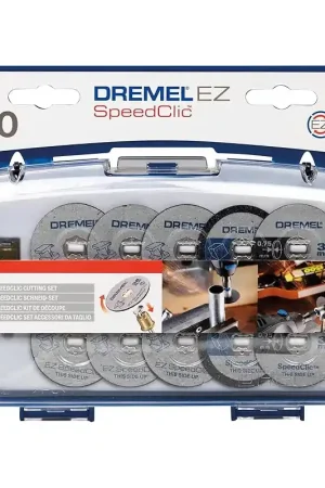 Soldes Kit d'Accessoires Dremel SC690 EZ SpeedClic - Coffret de Meules à Tronçonner