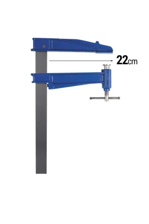 Serre-joint à pompe "S" grande profondeur (220 mm) - Longueur au choix Populaire