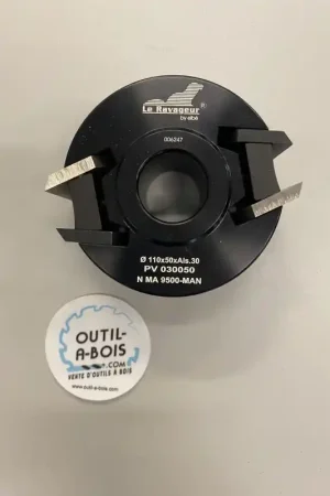 Affaire À Saisir Porte-outils Multiprofil + Contre-profil LE RAVAGEUR Hauteur 50 mm - Alésage 30 mm