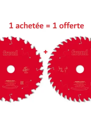Nouveauté Pack de 2 lames FREUD Ø165 mm - 1 achetée / 1 offerte