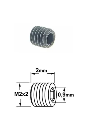 Vis M2 x 2 pour bague de serrage Bon Plan