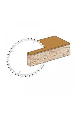 Commander Maintenant Lame circulaire carbure pour PLAN DE TRAVAIL - Ø165 x 20mm - 48 Dents plate - Ep 1,8/1,3 - AKE