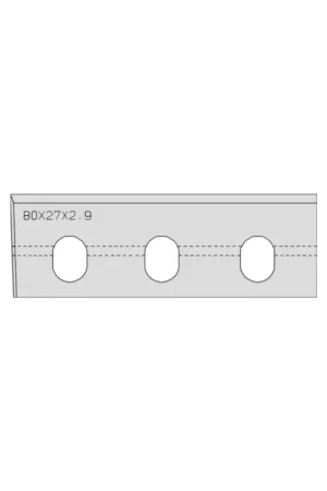 Affaire À Saisir Jeu de 2 fers HSS 80x27x2.9 mm pour rabot SHEER