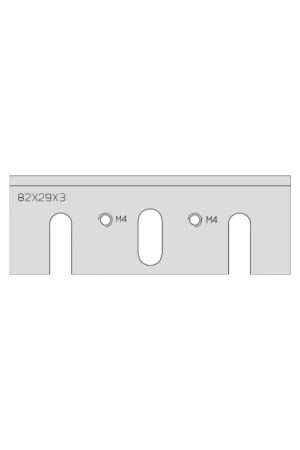 Authentique Jeu de 2 fers CARBURE 82x29x3 mm pour rabot SKIL
