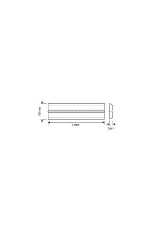 Top Vente Fer de rabot HSS CENTROLOCK 260mm