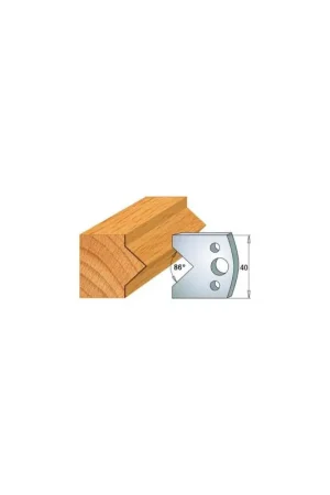 Petit Prix JEU DE FERS DE TOUPIE HAUTEUR 40MM PROFIL 86°