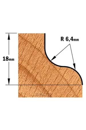Vente Flash Fraise carbure pour moulure décorative, Queue de 8mm - CMT 959.064.11