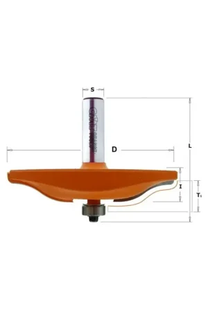 Acheter En Ligne Fraise carbure à plate bande queue de 12 mm - CMT 990.504.11
