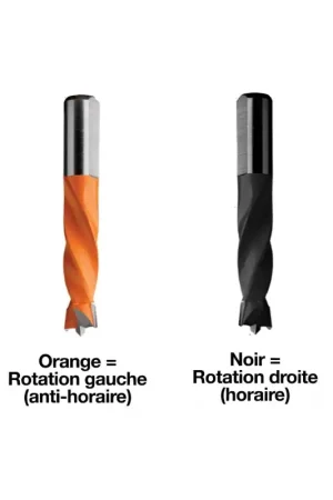 Acheter Direct Mèche à tourillon carbure - Ø 7x85 mm - Queue 10x27 mm - CMT373