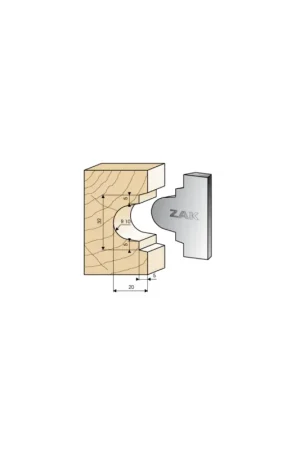 Affaire À Saisir JEU DE 2 FERS ZAK531062 HAUTEUR 50MM