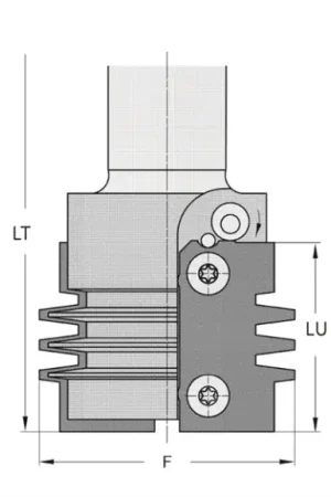 Z2 glue joint tongue and groove cutter head Paiement Sécurisé