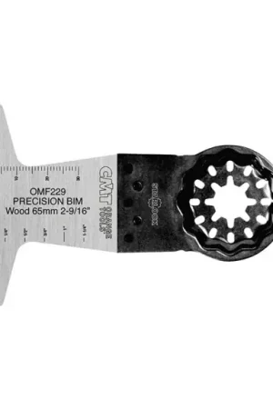 65mm Precision plunge cut knife with "Japanese" toothing for wood. Long Life Prix Réduit