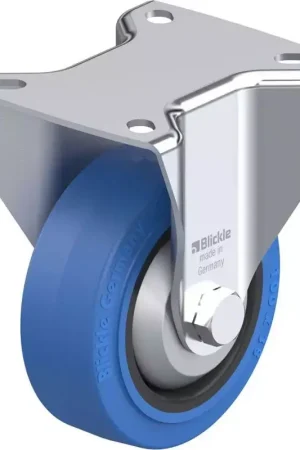 Blickle - Roulette Fixe 60Kg en Caoutchouc Commander Vite