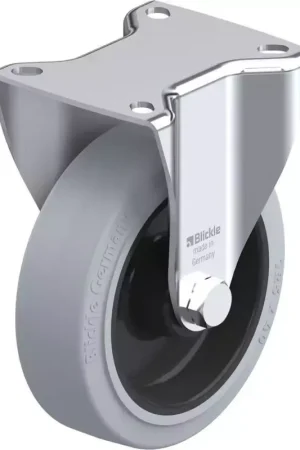 Achat Immédiat Blickle - Roulette Fixe 60Kg en Caoutchouc