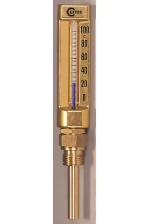 Achat Immédiat CITEC - Thermometre verre industriel 0+200°C