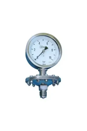 Achat Immédiat CITEC - Mano inox a membrane, sec 0+2,5 bar