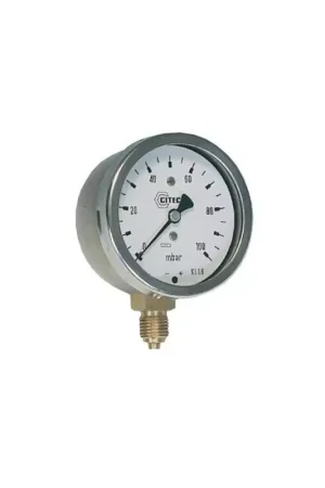 Achat Immédiat CITEC - Mano inox a capsule, sec 0+0,040 bar