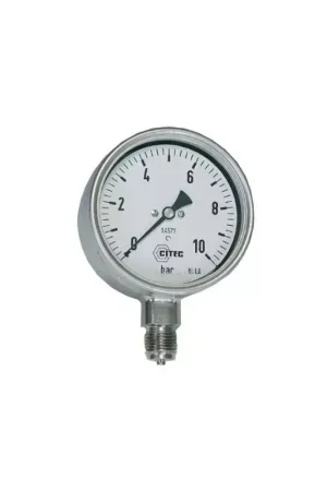 Achat Immédiat CITEC - Mano inox soude, a bain 0+100 bar