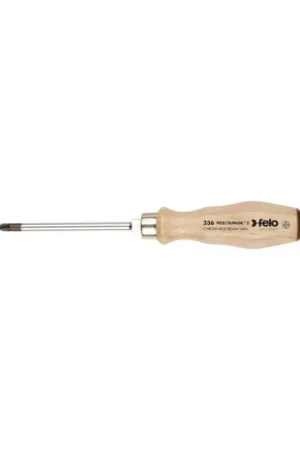 Authentique Tournevis Pozidriv manche en bois PZ1 longueur 175 mm