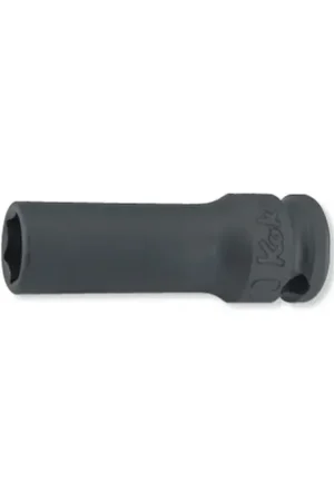 Vente Directe Douille impact parois fines 6 pans 17 mm CF3/8" long. 50 mm