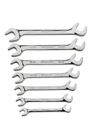 Achat Immédiat Jeu 7 clés à fourche 30° - 60° 3/8" à 3/4"