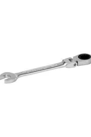 Clé mixte à cliquet avec tête articulée, 17 mm Vente Directe