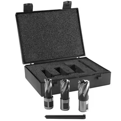 Meilleur Prix Coffret de 3 fraises à carotter hss courtes - 14 / 18 / 22 mm