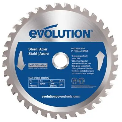 Lame de scie acier 180 mm - 36 dents Vente Flash