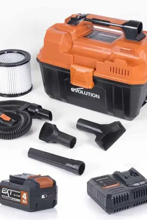 Aspirateur sans fil 11L Evolution R11VAC-Li pour déchets secs et humides avec batterie 4Ah et chargeur Acheter Direct