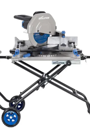Nouvel Arrivage Pack Evolution : Scie à onglet 355mm Evolution S355MCS + Support à roues MCSSTAND
